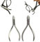 Spire Tools® Pinze per montatura per occhiali da vista, 15,5 cm, naso rotondo, in nylon, con mascella e naso piatto, per regolazione degli occhiali, 2 pezzi, set di 2 pezzi, per riparazione,