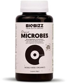 GROWMANIA Fertilizante Microbes de BioBizz 150 gr | Abono Estimulador a base de Microorganismos, Hongos y Enzimas | Ideal Floración
