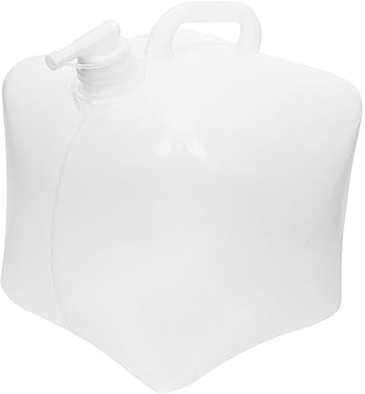 YARNOW Faltbarer Camping Wasserbehälter Tragbarer Wasserspeicher Mit Stabilem Griff Großer Öffnung Leichter Faltbarer Trinkwasserbehälter Für Outdoor Wandern Picknick