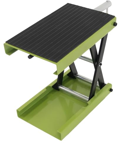 TRUTZHOLM Motorradheber höhenverstellbar 95-370mm bis 500 kg Traglast Scherenheber Montagebock Fahrradreparatur Scherenheber für die Motorradwartung Hubtisch mit Gummipolster