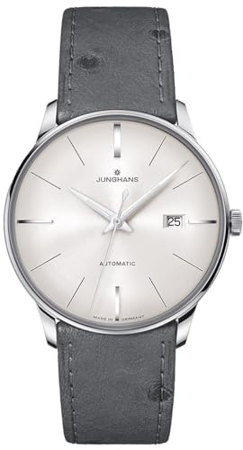 JUNGHANS Herren-Automatikuhr Meister mit Lederband 27/4416.02