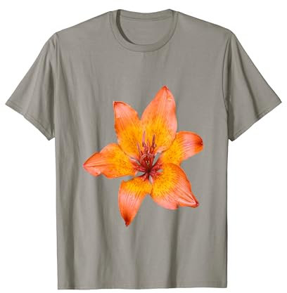 Fleur de lys orange isolée T-Shirt