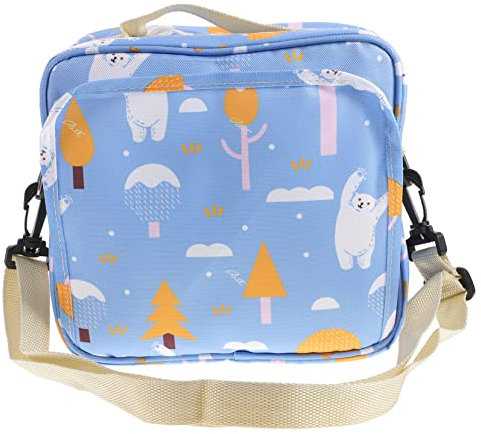 RORPOIR Wickeltasche Große Babywindel Organizer Tasche Mit Reißverschluss Aus Leichtem Stoff Für Mama Reisen Messenger Stil Und Gepäckschlaufe