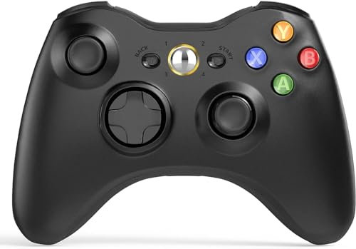 NBCP Wireless Game Controller for PC and PS3, Gamepad Joystick with Dual Vibration for Windows XP/7/8/10, Laptop, Android, PS3