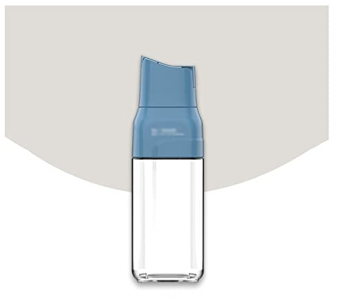 Botellas de Aceite Olive Oil Dispensando embotellado No goteo Aceite Vinagre Botella Recarinculable Cocina Aceite Botella Verter Botella de aceite Tanque de almacenamiento de aceite lecito(Blue)