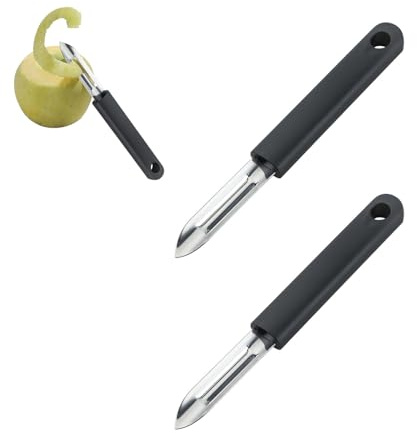 2 Stück Sparschäler,Kartoffelschäler,Gemüseschäler | Edelstahl Schäler,Für Gemüseschäler,Schälmesser,Orangenschäler,Vegetable Peeler