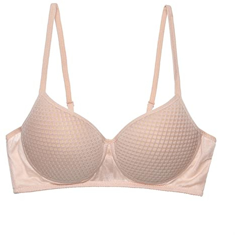 Reggiseno Sportivo in Seta di gelso Elasticizzato per Donne e Ragazze, Canotta Senza Fili, Reggiseni per Tutti i Giorni, a Nido d'Ape