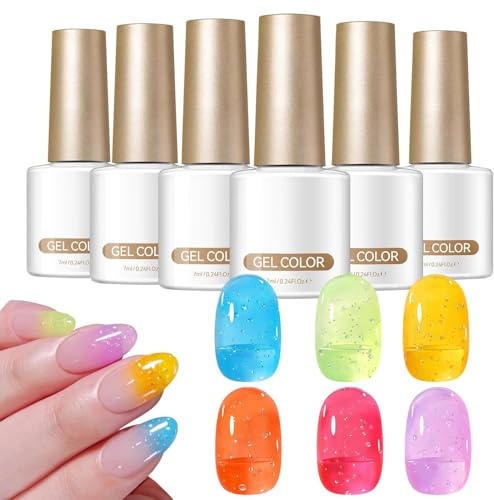 Nagelbubbelgel | Långvarig manikyrkosmetika | Nagelskulpteringsgel för Kvinnor - för bröllop, resor, dejter, sammankomster, , pendling, hemma och