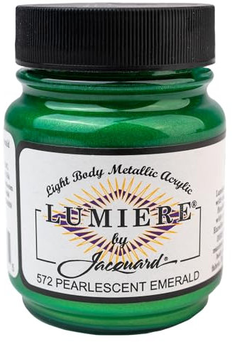 Jacquard Lumiere Paint Pearl Emerald 2.25Oz