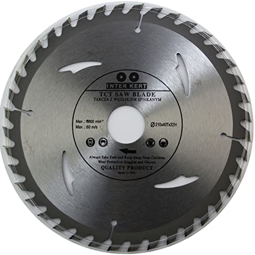 210mm Sägeblatt Top Qualität Kreissägeblatt für Holz 210 x 32-30 mm 40 Zähne