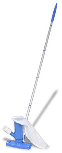 Fesjoy Pond Vacuum Pool Vacuum Cleaner 1.2m Rod for Pool, Spa, Jacuzzi, Fountain and Hot Tub