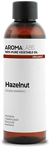 Nocciola BIO (Corylus avellana) - 100 mL - Olio Vegetale Vergine e Certificato AB - Tonico naturale - Aroma Labs - Made in France