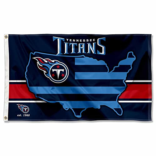 WinCraft Tennessee Titans Nation USA American Country 3x5 Flag