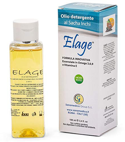 Olio Detergente Viso e Corpo per Dermatite Atopica – Previene e Neutralizza Psoriasi Prurito Secchezza e Infiammazione Cutanea – Nickel Tested - 100ml