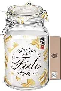2 x Tarro Hermético - Envio 24 h - Tarro o Tarrina Fido de Cristal con Tapa - Cok Bormioli Rocco- Envio Cosecha Privada (4 Litros)