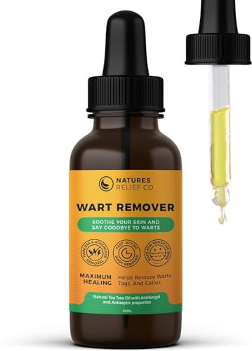 Wart Remover Serum | 50ml | Natural Treatment for Warts, Skin Tags & Calluses | Gentle on All Skin Types | Hands & Feet | Fast-Acting, Odorless & Effective | Travel Friendly