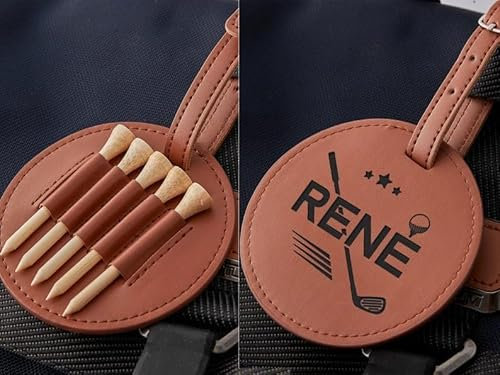 Einzigartige Benutzerdefinierte Leder Golf Tasche Tag, Personalisierte Golf Tasche Tag Für Golf-Liebhaber, Ehemann, Freund, Verlobter, Kann Jedes Design Machen