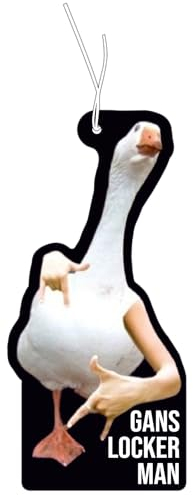 Set di alberi profumati con motivo oca Locker Man – dispenser di profumo divertente, deodorante tuning, ciondolo profumato per auto