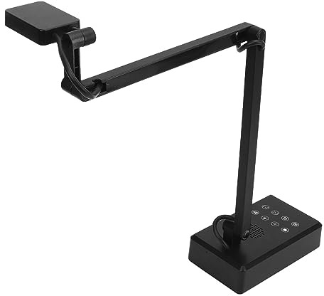 Document Camera Scanner, 4K 16MP 3840x3104 Portable Overhead Scanner, Adjustable Angle USB Document Camera, Document Webcam for OS X for Windows for OBS for Android