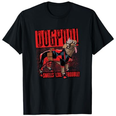 Marvel Studios Deadpool & Wolverine Dogpool Smells Trouble T-Shirt
