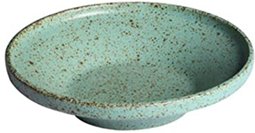 MANAFEEL Insalatiera Piatto in ceramica fatto a mano retrò verde Piatto unico for la casa Tazza da tè Piatto rotondo for bistecca Insalatiera di riso Ciotola da dessert Ciotola per Insalata(B)