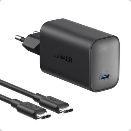Anker Nano Ladegerät, 100W MacBook Ladegerät, Netzteil für MacBook, iPad, iPhone 17/16, Galaxy, und alle USB-C Geräte, 1,8m USB-C Kabel inklusive