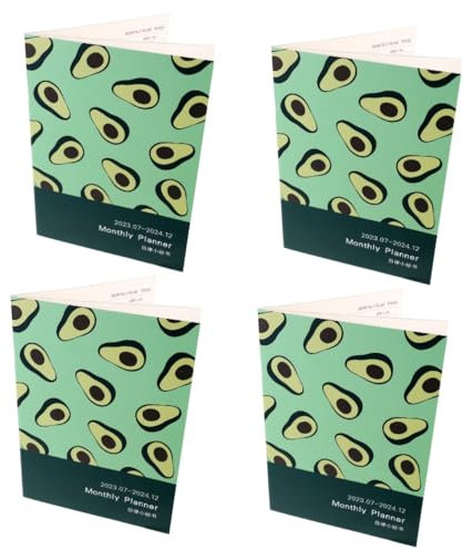 STOBOK 4 Stück Kalenderplaner Planer 2023–20 Budgetplaner mit Terminveranstalter schreibheft buch schreiben schülerkalender Monatsrechnungsplaner 2023 Monatskalender Papier