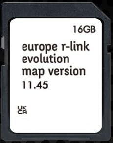 Scheda SD Navigazione GPS Europa 2025 - v11.45 - Compatibile con Renault R-Link (Rlink)