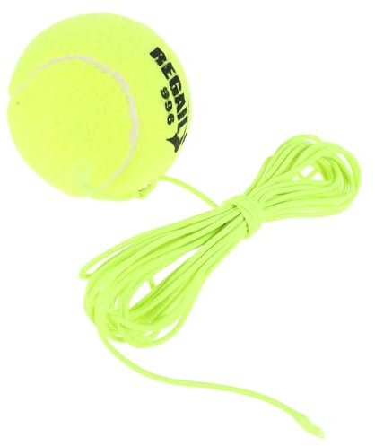 KITANDOVE Tennis Trainer Mit Elastischem Und Schnur Individuelles Übungsgerät Für Tennis Tragbar Einfach Einzurichten Für Einzeltraining Und Leistungssteigerung