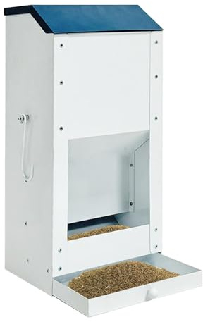 Kaninchen-Futterspender für Käfig, automatisch, 2,7 kg, Kaninchenfutterspender für Eichhörnchen, Kaninchen, Küken, Frettchen, Kleintiere, Futtertrog
