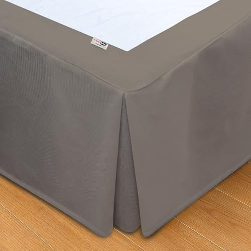 Wrappybag Mantovana Giroletto Matrimoniale 160 x 200 – Discesa Lunga fino a Terra – Rinnova e Protegge il Letto Contenitore – Colore Talpa – 6 Misure Disponibili