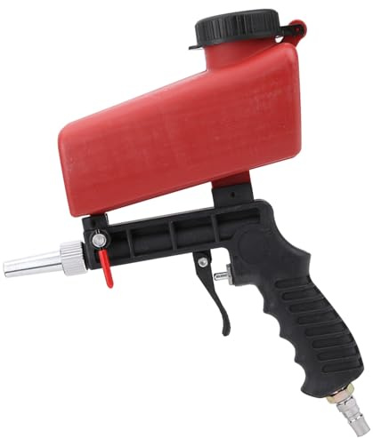 ERYUE Sablage Pneumatique Manuel, Sable D'élimination Efficace des Métaux pour le Bricolage, Plastique + Alliage D'aluminium