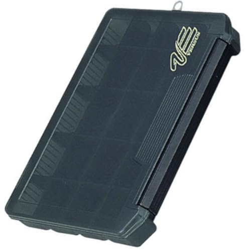 Meiho VS-3020 ND 25,5x19x4cm schwarz - Kunstköderbox für Softbaits & Hardbaits, Tacklebox für Raubfischköder, Angelbox für Angelzubehör, Box