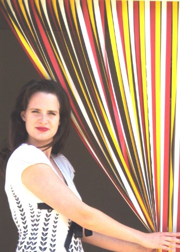 Caravan/RV Door Curtain, Fly, Insect Protection, Striped Curtain – Summer Dream – width 62