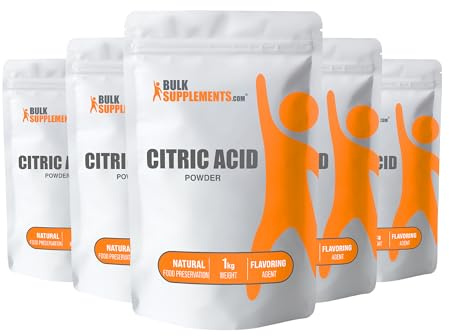 BulkSupplements.com Citric Acid Powder - Sour Powder - Citric Acid for Bath Bombs - Citric Acid for Cleaning - Descaler Solution - Citric Acid Powder Food Grade (5 Kilograms - 11 lbs)