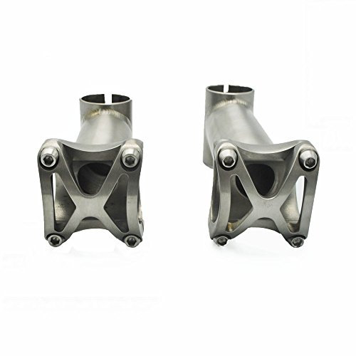 TiTo Titanium Bicycle Stem Bike Stem MTB Mountain Road Handlebar Stem 25.4mm/31.8mm X Length 50/60/70/80/90/100/110/120mm (X Style 25.4mm, Length 120mm)