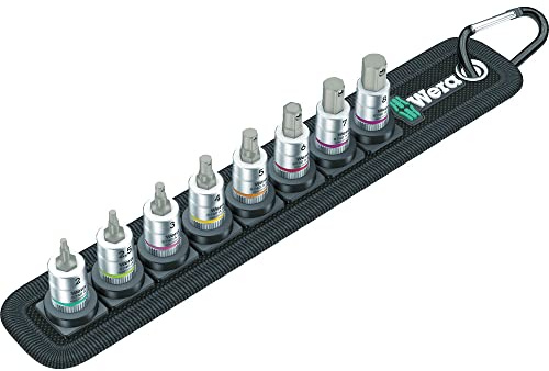Wera Belt 2 Zyklop bit socket set with holding function, 1/4 drive, 8 pieces
