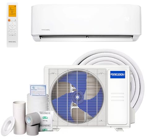 MRCOOL 12000 BTU 230V Ductless Inverter Mini Split Air Conditioner & Heat Pump System, Advantage Series - Wall-Mounted AC Unit w/Heating and Cooling for Home, Office & Commercial Space