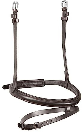 Velociti - Nasenriemen mit Sperrriemen Raised, Leder (Pony) (Braun)