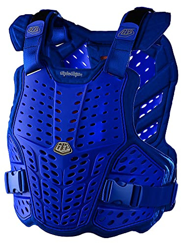 Troy Lee Designs Motocross Motorcycle Dirt Bike Chest and Back Protector for Youth, Rockfight (Blue)