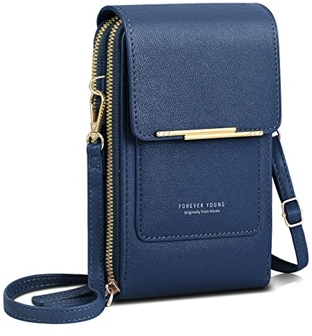 AIFILLE Handytasche zum Umhängen Damen, Klein Handy Umhängetasche mit Geldbörse Mädchen, Premium PU Leder Crossbody Schultertasche Handy Tasche mit Kartenfächer Clutch Shoulder Bags
