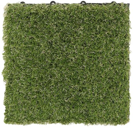 Home Deluxe - WPC Holzfliese - 3 Farben (3 m² Kunstrasen)