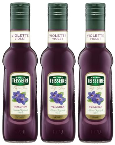 Mathieu Teisseire Getränke-Sirup Veilchen 0,25L - Cocktails (3er Pack)