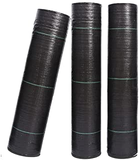 YiHYSj Unkrautvlies 0.3m~1 m Breit- 90g/m² Unkrautvlies Wasserdurchlässig, Bodengewebe Unkrautflies für Garten, Hochbeet, Einfahrt usw., Anti Unkrautvlies Pflanzfolie,Schwarz (15m Lang,1m Breit)