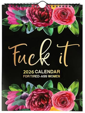 2026 Calendar for Tired Women, Calendar 2026 Wall Planner, Funny Schedule Management Office Wall Planner Calendars