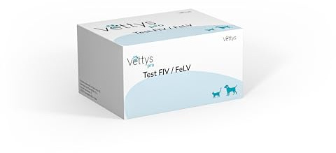 Vettys PRO Test Leucemia Felina (FeLV) e Inmunodeficiencia Felina (FIV) [10 unidades]