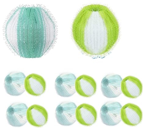 Laundry Balls Pet Hair Remover for Washing Machines – Reusable Fluff & Lint Remover, Dryer Balls, Pet Hair Catcher for Clothes & Carpet, Dog & Cat Hair Fuzz Remover, Hair Catcher for Laundry