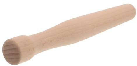 VILLCASE Wooden Cocktail Muddler for Drinks with Smooth Finish Ergonomic Handle Multipurpose Fruit Smasher and Ice Crusher Stick for Bar Kitchen Parties Journey Beverage Preparation