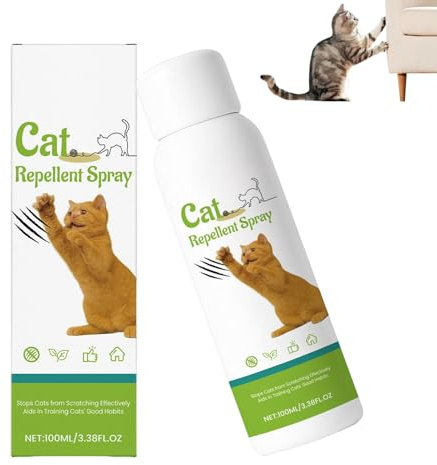 Genérico Spray Antiarañazos para Gatos,100ml Ayuda De Entrenamiento Antiarañazos | Spray Protector para Muebles de Perros | para Corrección De Conducta En Interiores Y Exteriores Alfombra Sofá PUE