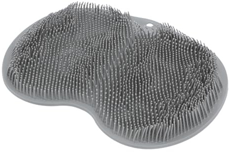 FIXOSHEE Rutschfestes Massagepad Fußmassagekissen 23x30cm Tpe Duschfußmatte mit Saugnäpfen für Fußreinigung und Rückenmassage Zuhause